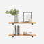 Tablettes flottantes en bois massif avec supports pour tuyaux-806642996-806642995