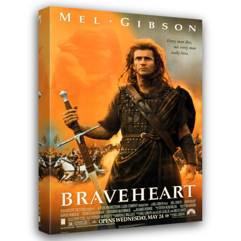 Braveheart, 48" H x 32" W