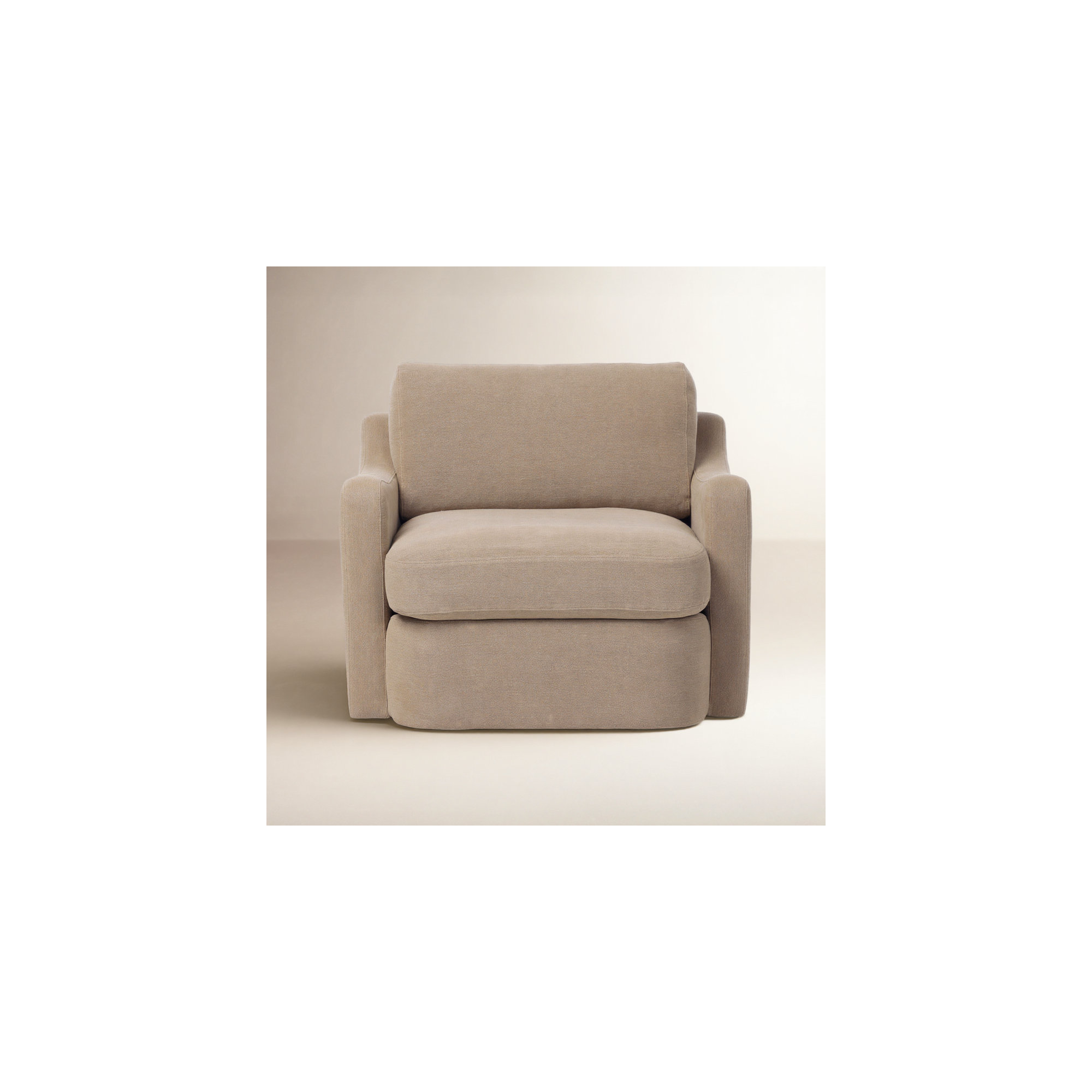 Aurelia Swivel Chair, Broadway Canvas