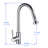 Single Handle Pull Down Sprayer Kitchen Faucet in Chrome-69736687