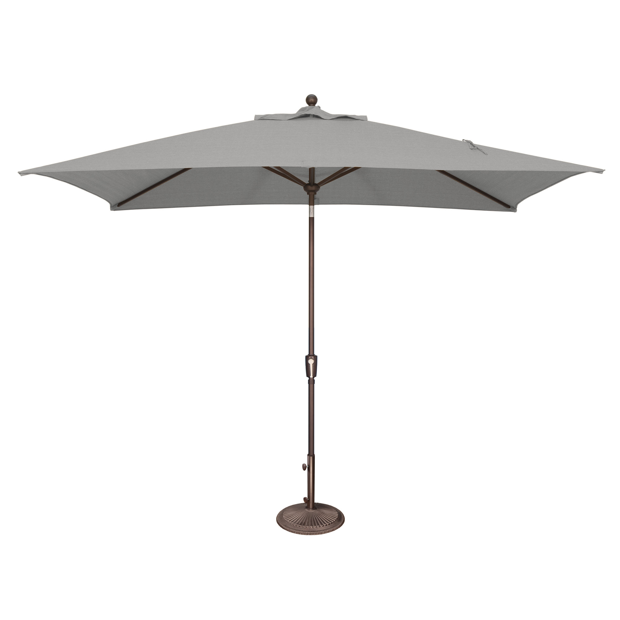 Launceston 78'' Outdoor Umbrella, Cast Silver Sunbrella, Bronze