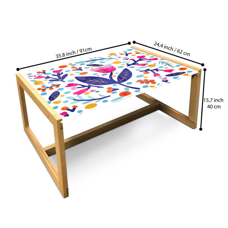 Jamielle Sled Coffee Table, 90cm H x 62cm W x 40cm D