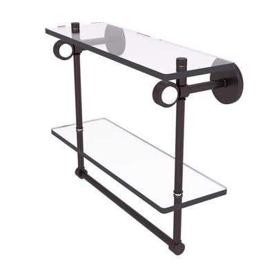 Tablette murale double verre Margolis