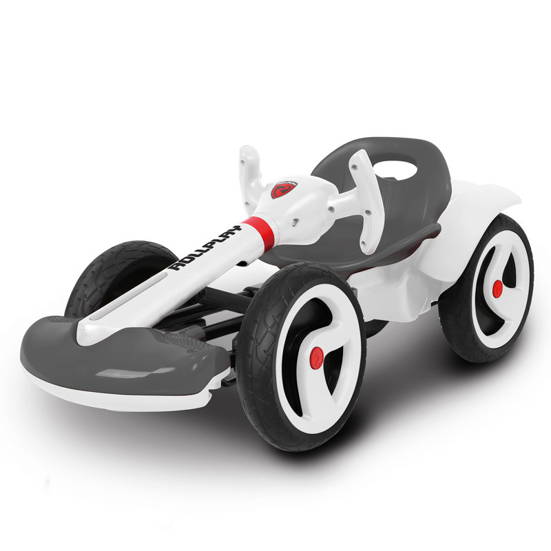 FLEX Kart 6-Volt Battery Ride-On Vehicle, White