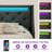 Upholstered Platform Bed Frame with Wingback Headboard & LED Lights& 4 Storage Drawers-966201854-966201852