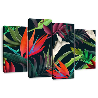 Harnek, feuilles de fleurs tropicales