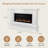 Modern Ember Patton 64" Mantel Package with 42" Electric Fireplace - Works w/ Alexa and Google Asst-94789014