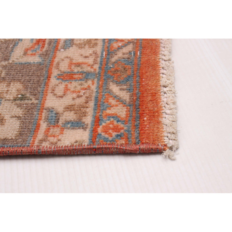 Tapis unique en laine de 8 pi 8 po x 12 pi 10 po des années 1990