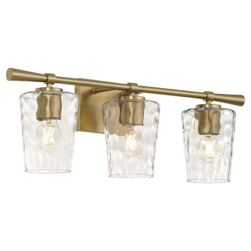 Bodan 3 - Light Vanity Light, Antique Brass