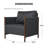 Briles All-Aluminum Club Chairs With Quilted Wrap