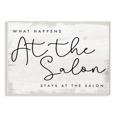 «What Happens At The Salon» Beauty Sentiments