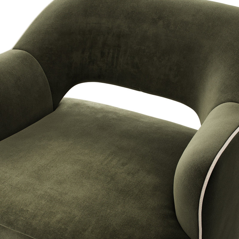 Fauteuil pivotant Blythe, Surrey Olive