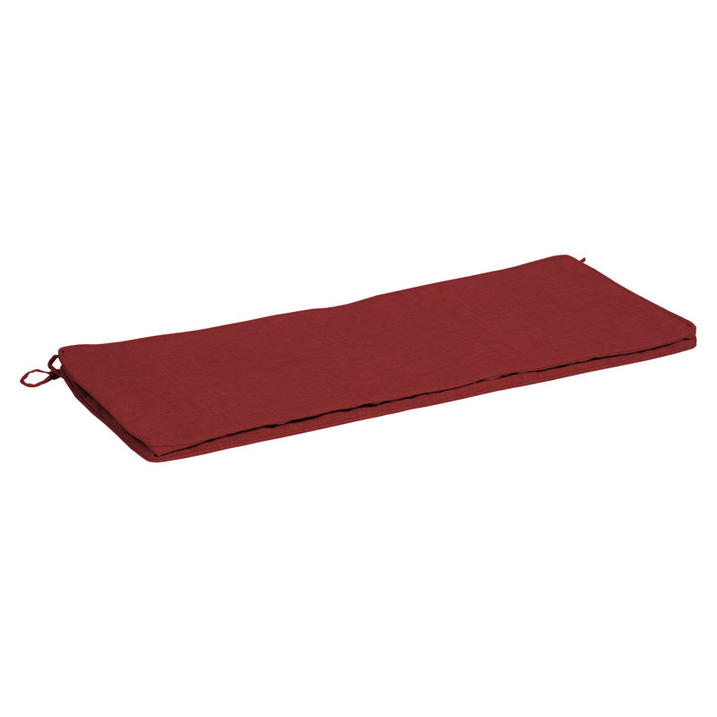 Housse de coussin de banc, Rouge rubis Leala