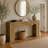 63" Console Table, Wooden Sofa Table Entryway Table with Storage