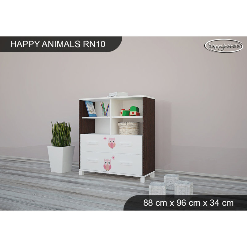88cm W Kids Cube, Chestnut
