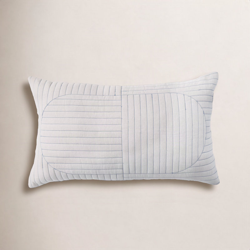 Cristina Striped Cotton Pillow Cover