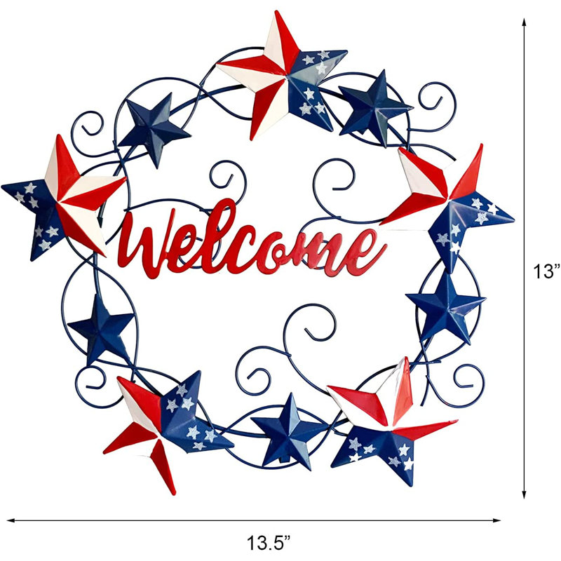 Couronne de porte d'entrée American Star