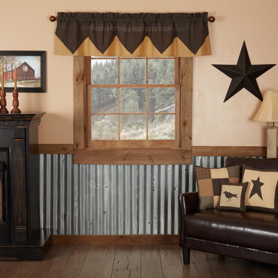 Kettle Grove Cotton Tailored Window Valance