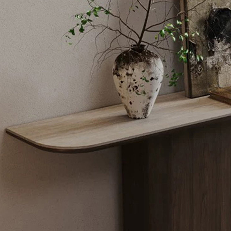 Table d'entrée en noyer, H 33,46 po x l 39,37 po x P 13,78 po