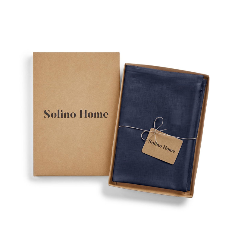 Montauk - 100% Pure Linen Pillow Cover, Navy