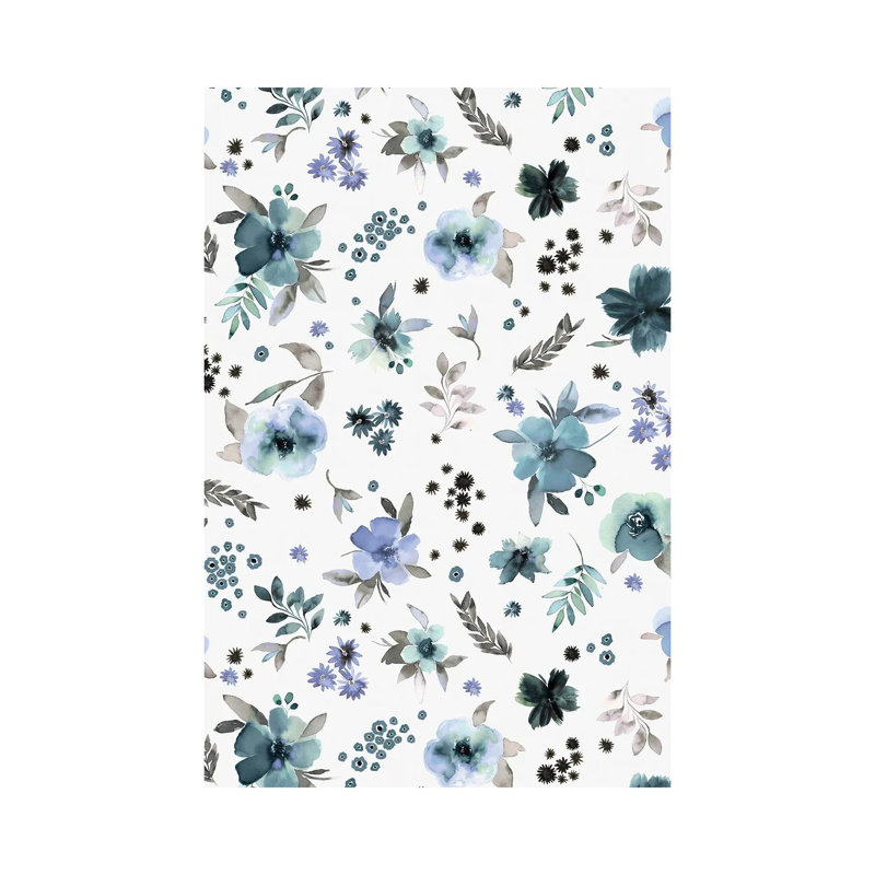 Countryside Floral Blue Soul Care - Wrapped Canvas Art Prints 1 Piece Wrapped Canvas Wall Art, 66.04 cm H x 45.72 cm W