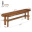 Banc d'entrée 55 po en bois de sapin massif