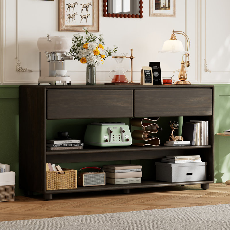 Console pour vestibule TREXM, Espresso