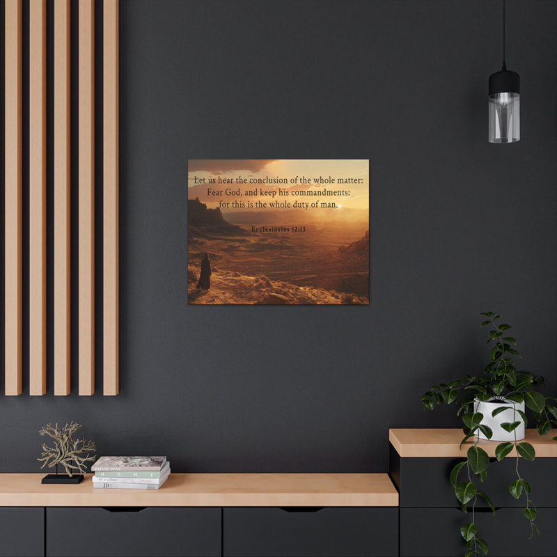 Wall Art on Canvas, 30.5cm H x 40.6cm W