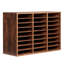 Organisateur de documents en bois 27 compartiments, tablettes réglables, centre de courrier en panneau de fibres à densité moyenne, rangement pour documents scolaires, documents, magazines-115899226-115899223