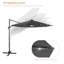 Parasol lumineux en porte-à-faux 11 pi Luna-2005062367