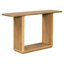 Console avec un style minimaliste moderne, coins arrondis, apparence de placage de bois naturel, stable, présentez vos collections en toute simplicité, table à assemblage rapide et simple, coins élégants-63250475-63250478