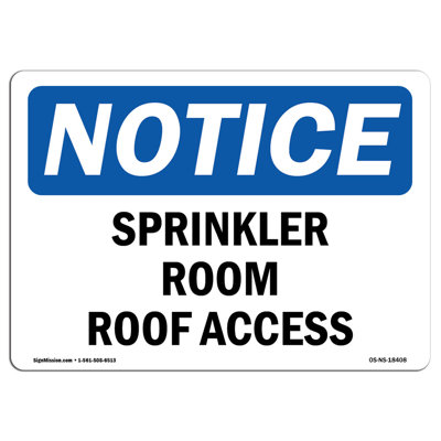 Enseigne d'arrosage Sprinkler Room