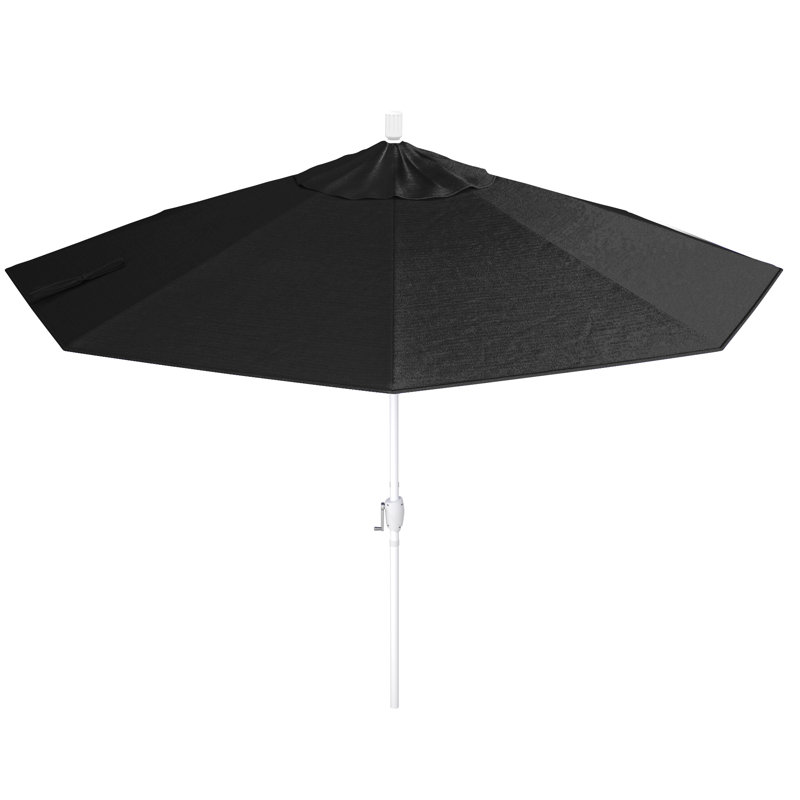 Parasol de marché 9 pi Caenada, Noir - Pacifica Premium