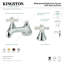 Robinet de salle de bain espacé avec ensemble de drain Metropolitan-28237426