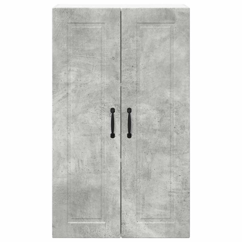 Vidaxl Kitchen Wall Cabinet High Gloss White 60 X 31 X 100 Cm, 100cm H x 60cm W x 31cm D, Concrete Grey