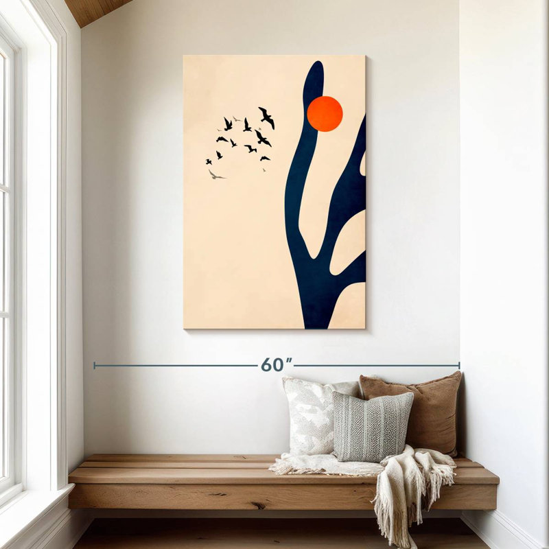 Oiseaux du désert Avery, H 45 po x l 30 po