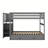 Kids Full Over Full Bunk Bed with Trundle with Drawers-745738785