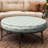 Decorative Indoor Outdoor Waterproof Round Cushion Cover, Patio UV Resistant Seat Cushion Cover-462100945
