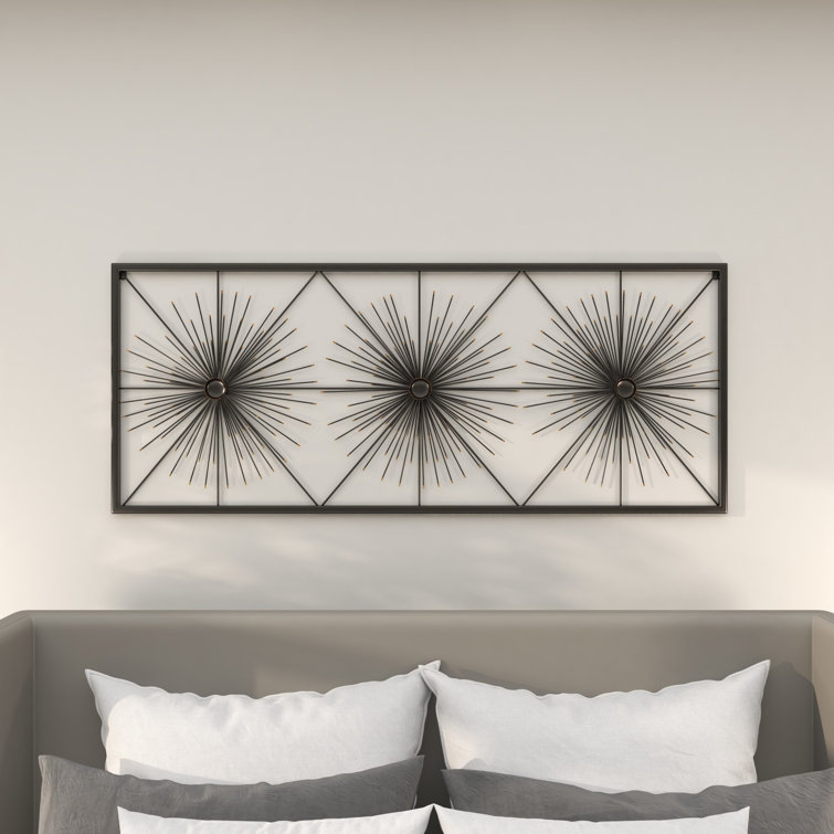 47.2 x 17.7 Modern Unique Metal Wall Decor Abstract Wall Art