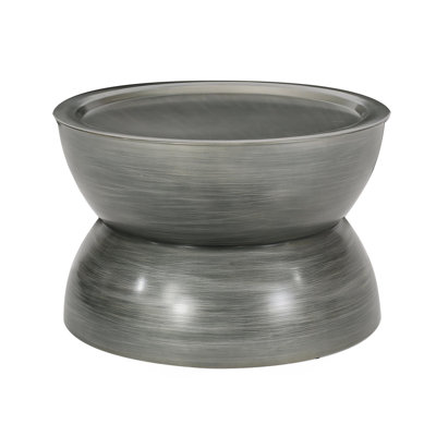 METAL HAMMERED COFFEE TABLE