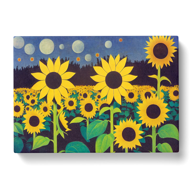 Precious Sunflowers - Wrapped Canvas, 40cm H x 60cm W x 3cm D