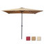Outdoor Patio Umbrella 10 Ft x 6.5 Ft Rectangular with Crank Weather Resistant UV Protection Water Resistant-101616746
