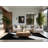 Soft Plush Ebbert Contemporary Geometric Shapes Area Rug in Black – Black Binding-1214008563