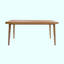 Ensemble de table de salle à manger 7 pièces en bois avec 6 chaises et coussins moelleux-337630799