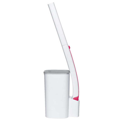 Nettoyeur de cuvette de toilette W Home, avec 8 têtes de rechange et panier de rangement