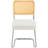 Rattan Dining Chairs Set Of 2, Mid Century Modern Dining Chair, Upholstered Velvet Accent Chair With Rattan Back, Retro Dining Room Kitchen Chair For Living Room, Bedroom, Office (18.1 Inch)