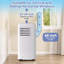 8000 BTU Cooling/Fan/Dry 3 IN 1 Portable Ac Unit, For Room 420 SQ.FT