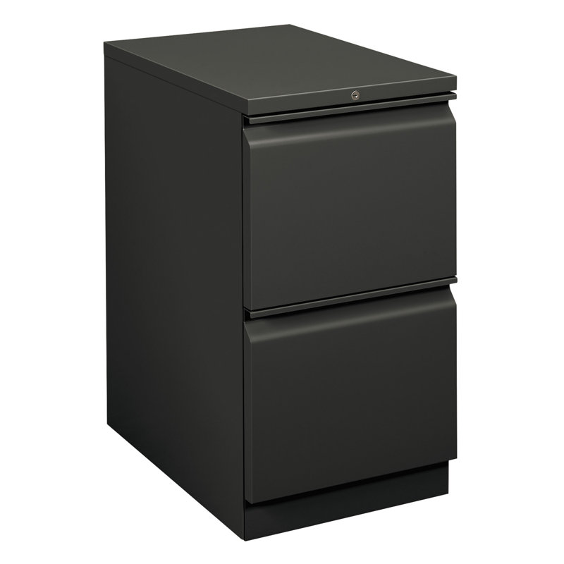 Brigade 2-Drawer Vertical Filing Cabinet, Charcoal