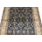 1x3 Blue and Ivory Turkish Silk Rug