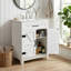 Meuble-lavabo blanc 30 po avec lavabo en céramique 30 po-772696614-772696615